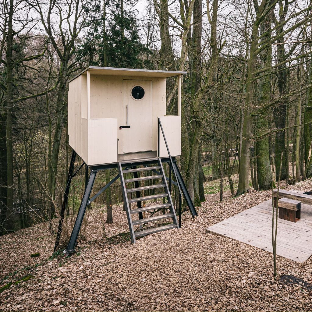 Posed Krabička | Kupsiposed realizace glamping Twofingers foto Ondřej Bouška